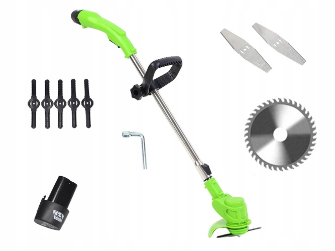 VK 11389 Akumulátorový teleskopický vyžínač 12V, 800W, 18000 rpm