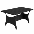 Zahradní ratanová sestava Kristian - černá