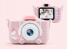 Digitální fotoaparát pro děti Kočička X5 růžový