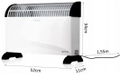 ML CH2500DW Elektrický konvektor ohřívač 750/1250/2000W