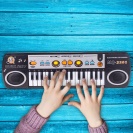 MalPlay KEYBOARD varhany klávesy pro děti s mikrofonem 31 kláves