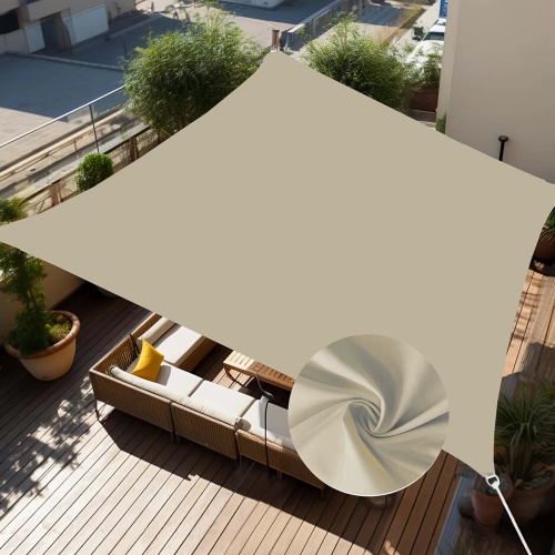 Stínící plachta obdélník 4 x 5 m 10195 hnědá taupe