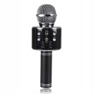 WS858L PODSVÍCENÝ BEZDRÁTOVÝ MIKROFON KARAOKE černý