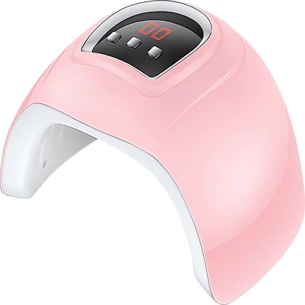 UV Lampa 18 LED, 54 W, USB, růžová