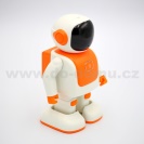 Tančící robot Robert s reproduktorem oranžový