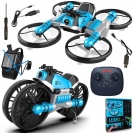 MalPlay TRANSFORMING DRON + MOTORKA 2V1 