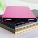 POWERBANKA 20 000MAH 2X USB ZL Růžová