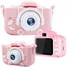 Digitální fotoaparát pro děti Kočička X5 růžový