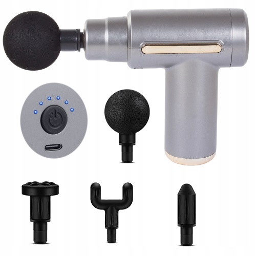 Masážní pistole PRO BODY MASSAGE 30W šedá