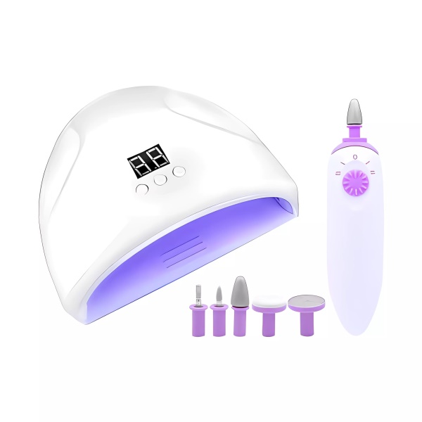 Sada na nehty 24406 UV lampa s bruskou