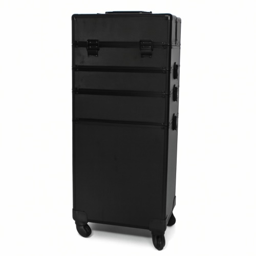 CA40 Kosmetický kufřík na kolečkách 4v1 93cm černá