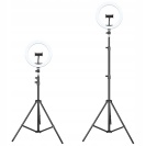 Prstencová LED lampa se stativem ZD67D 210cm