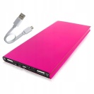 POWERBANKA 20 000MAH 2X USB ZL Růžová