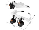 Náhlavní lupa s LED světlem VR 09141
