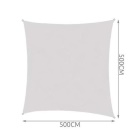 Stínící plachta celta čtverec 5m 10188 šedá 200g/m
