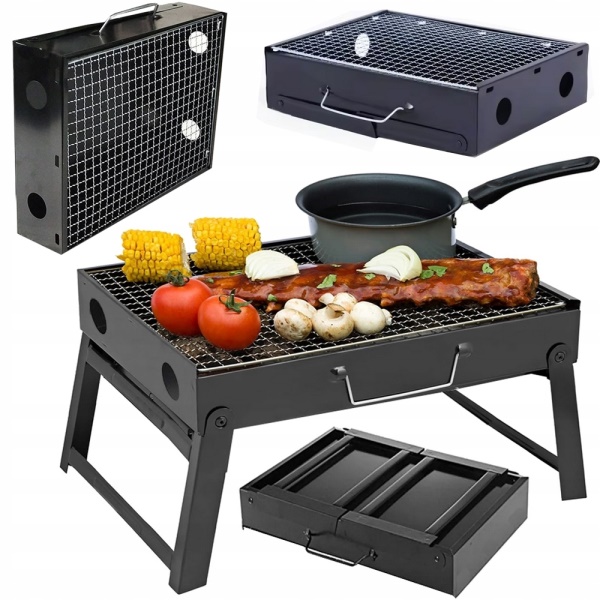 BBQ 27088 Skládací turistický gril přenosný