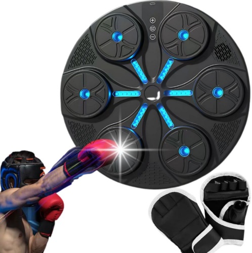 Boxerský trenažér/štít s LED podsvícením + rukavice