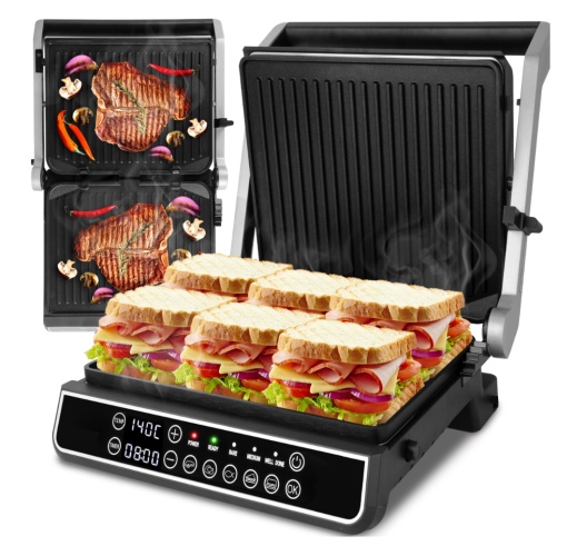 Elektrický kontaktní gril XXL 2500W