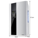 Ruhhy 21848 Odvlhčovač vzduchu 90 W, 1800 ml bílá