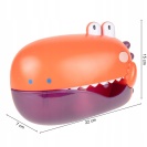 Bublinkovač do vany Dinosaurus červený