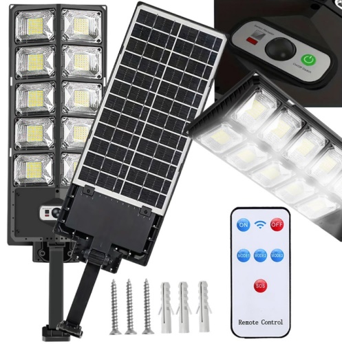 Solární pouliční LED lampa 420 diod