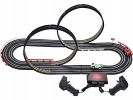 ZÁVODNÍ AUTODRÁHA 2 AUTA FORMULE 1 1:64 388 cm