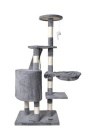 ML 7935 Škrabadlo a odpočivadlo pro kočky 118cm šedá