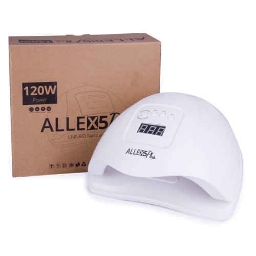 UV/LED LAMPA NA NEHTY 120W BÍLÁ ALLE X5 PLUS