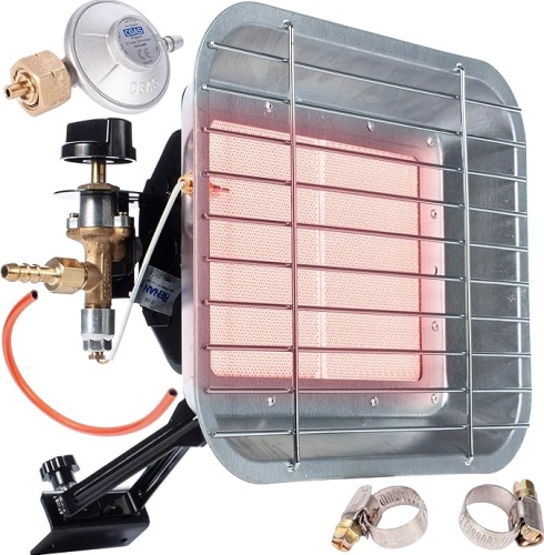 Plynový keramický ohřívač 4500W