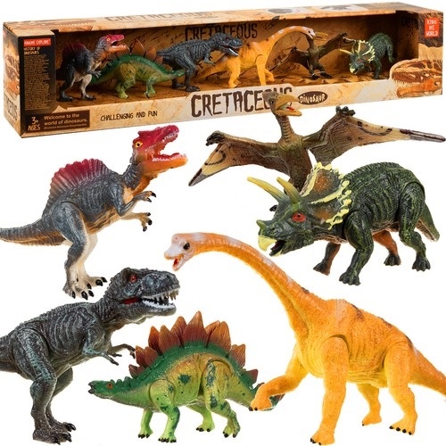 Pohyblivé figurky dinosaurů 6 ks