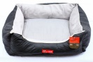 Pelíšek pro psa / kočku L - šedo-černý