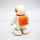 Tančící robot Robert s reproduktorem oranžový