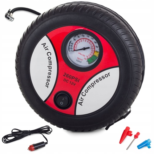 AUTOKOMPRESOR KOMPRESOR 12V 260PSI/18bar + KONCOVKY