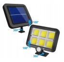 Izoxis 10719 Solární venkovní 120 LED osvětlení, pohybový senzor