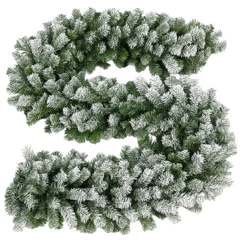 Ruhhy Vánoční girlanda zasněžená 2,7 m HQ Premium