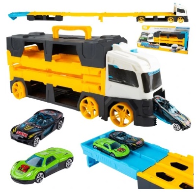 Transportér se dvěma auty