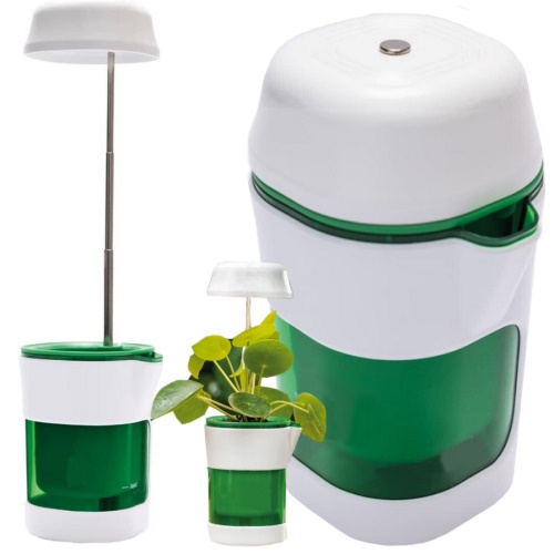 Květináč s UV Lampičkou a samozavlažovacím systémem