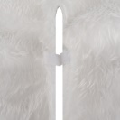 Podložka pod vánoční stromeček, chlupatá, 150 cm, bílá Ruhhy 22228