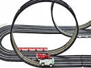 ZÁVODNÍ AUTODRÁHA 2 AUTA FORMULE 1 1:64 388 cm