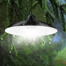Izoxis Solární závěsné LED lampy s dálkovým ovládáním, IP44, 1200mAh černá