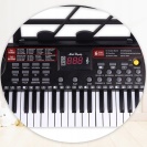 Elektronické klávesy 61 kláves černá s držákem not