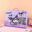 Malířská sada malování v duralovém kufříku 128 ks Kuromi happy