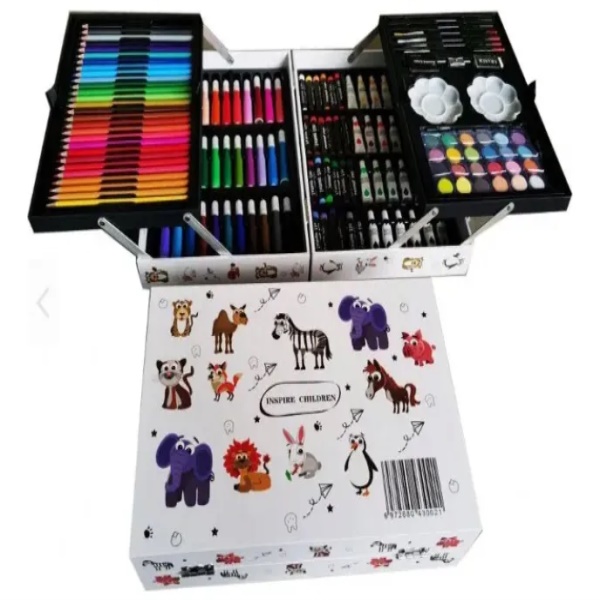 Maaleo Malířská sada malování v duralovém kufříku 145 ks ZOO