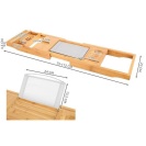 Bambusová polička na vanu