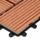 Terasová dlažba WPC 44 ks 4m² mozaiková podlaha