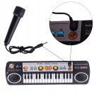 MalPlay KEYBOARD varhany klávesy pro děti s mikrofonem 31 kláves