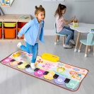 INTERAKTIVNÍ TANEČNÍ PODLOŽKA PRO DĚTI SE ZVÍŘÁTKY A PIANEM