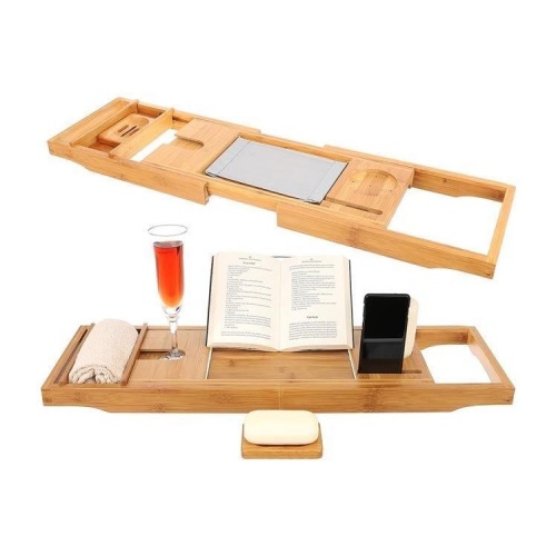 Bambusová polička na vanu