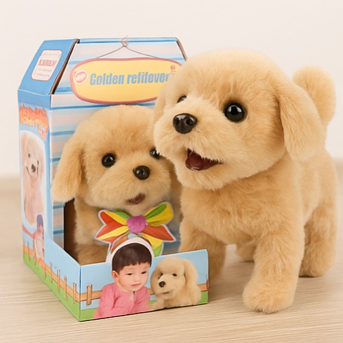 Plyšový pejsek na baterie Golden Retriver