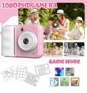 Dětský fotoaparát s okamžitým tiskem růžový